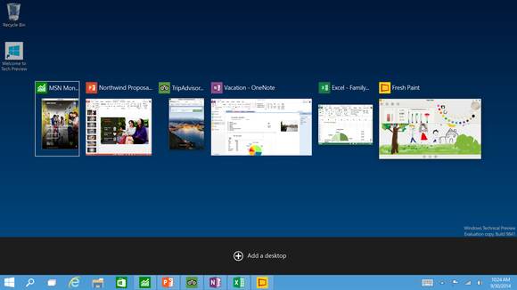 multiple desktop dalam windows 10